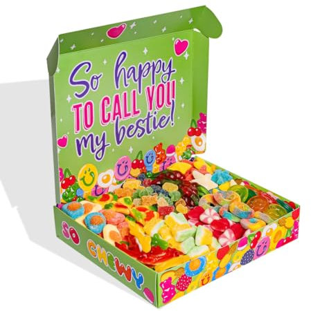 American Uncle Wunnie box idea regalo per migliore amica originale, regalo di compleanno per amica - Scatola di caramelle gommose da 1kg