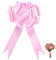 VakiReyy 100 Pezzi Fiocco Rosa,Coccarde Autotiranti Fiocco,Fiocco Nascita Rosa,12cm Fiocchi Auto Matrimonio,Coccarde Fiocco Matrimonio