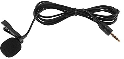 Fvoagaou 3.5 mm Computer Clip-on Mini Microphone