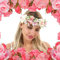 CHSEEO Blumenkranz Blumenkrone Damen, Künstliche Simulationsblume Krone Verstellbarer Girlande Photo Requisiten für Damen Braut Brautjungfern Haarschmuck Hochzeit Zeremonie Festival Party Strand #9