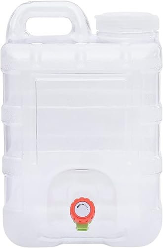 Contenedor de agua,Contenedores de agua para campi Cubo de agua de 10/15/20L Recipiente de agua potable portátil for acampar con grifo Recipiente de agua de gran capacidad for acampar, al aire libre (