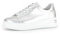 Gabor Damen Low-Top Sneaker, Frauen Halbschuhe,Wechselfußbett,Moderate Mehrweite (G),Strassenschuhe,Sportschuhe,Silber,43 EU / 9 UK