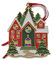 Wallace Weihnachtsdorf 2024, vergoldet und emailliert, Kirche, 1. Auflage