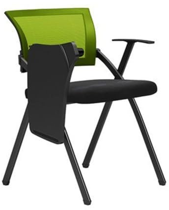 Foldable Training Room Chair With Wheels，tablet Arm Chair With Desk Attached, Stackable Guest Chairs Study Desk Chair with Arms, for School/Conference Room/training Room/community Centers