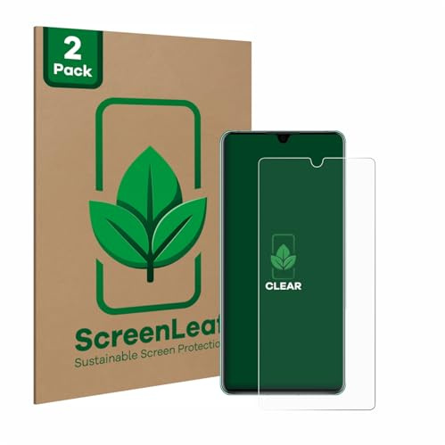 ScreenLeaf 2 Stück Schutzfolie für Huawei P30 [nachhaltiger Displayschutz, Folie, transparent, kratzfest]