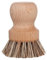 Thapncow Mushroom Brush, Round Wooden Handle Mushroom Brush, Vegetable Brush, for Cleaning Mushrooms and Vegetables, Kitchen Brush for Cleaning Sink Made