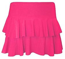 Jupe Ra Ra Ra Style Tutu à Volants pour Filles, rose fluorescent, 5-6 ans