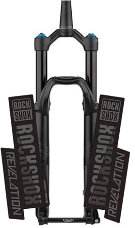 GBSONGJIN Bike Stickers, Mtb Stickers Mountain Bike Front Fork Sticker MTB Fork Decal Bicycle Accessories(Dark grey)