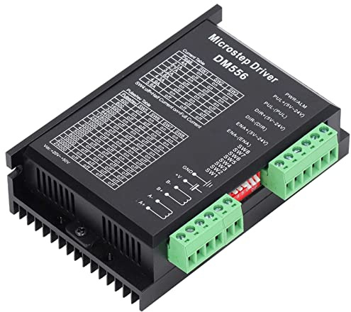 Sonew Mikroschritt-Treiber, Digitaler Schrittmotor-Controller für NEMA23 NEMA34, mit Optischer Isolierung und 5,6 A Ausgangsstrom, 2 Phasen 200 KHz Pulsfrequenz