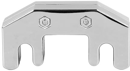 MOTOULAX Cello Volume-Reduzierer, Cello Übungs-Schalldämpfer, Saiten- und Geräuschreduzierung, Metallschalldämpfer, Musikinstrument mit Saiten (Silber)