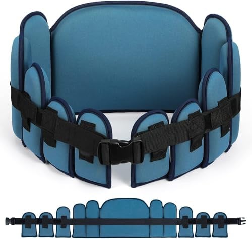 Sportneer Aqua Belt Water Aerobics Equipment, Aquatic Belts Pool Exercise Set with Adjustable Blocks Jogger Aqua Belt for Adults Youth Aquatic Fitness Training