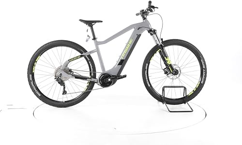 HAIBIKE E Bike HardNine 6 E-Bike Hardtail Herren 29 Zoll Elektrofahrrad, Yamaha 70 Nm 630 Wh, 10 Gänge, Hydraulische Scheibenbremse 168-177 cm grau (Generalüberholt)