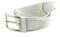 MYB Cintura elastica intrecciata per Uomo e Donna - diversi colori e dimensioni (115-120 cm, Bianco)