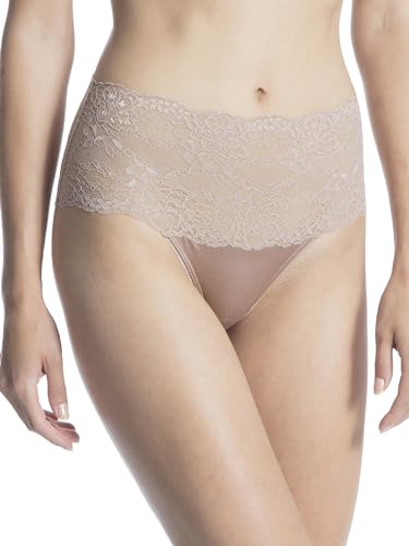 CALIDA Damen Sensual Secrets Brief Highwaist Panties, Almondine, 48-50 EU