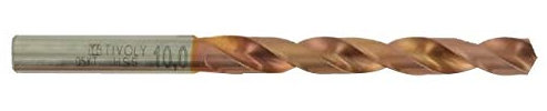 TIVOLY 11454160650 Lot de 10 Forets HSS Furius Revêtu FUSIO, pour Le Métal, Taillé Meulé Ø 6, 5mm