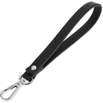 Wristlet Strap Replacement Wrist Strap Hand Strap Keychain for Wallet Purse Cellphone Clutch Wristlet Bags, Black, 19cm