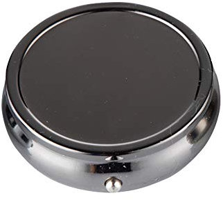 Sepilo Taschenascher Kirk Mini Aschenbecher Taschenaschenbecher Ascher mit Ablage für Reise und unterwegs Mini Pocket Ashtray (Graphit)