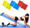 Wrei Fitnessbänder 3er-Set widerstandsbänder, Gymnastikband Fitnessband Theraband Resistance Band Widerstandsband in 3 Stärke Trainingsband für Muskelaufbau Crossfit Gymnastik Yoga Für Männer Frauen