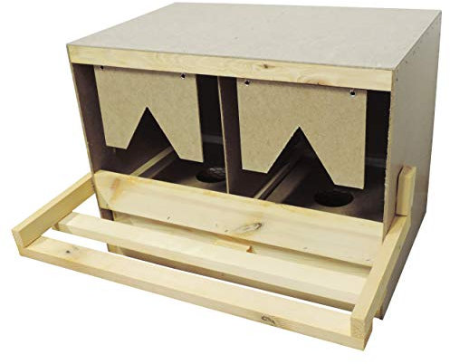 Eider Legenest 2er Unterteil klein, inklusive Nestmatten - stabiles Hühnernest für kleinere Tiere