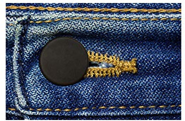 WhollyCoveredButtons Button Covers Prevent Shirt Holes - 4, 6 and 12 packs