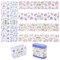 PandaHall 60pcs 6 Style Seifenverpackungen Seifenwickelpapierband Vertikale Seifenetiketten Für Hausgemachte Seifenstücke, Seifen-Geschenkbox-Verpackung