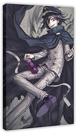 Anime Poser Danganronpa 43 Leinwand-Poster, Wandkunst, Dekordruck, Gemälde für Wohnzimmer, Schlafzimmer, Dekoration, 60 x 90 cm, Rahmen: