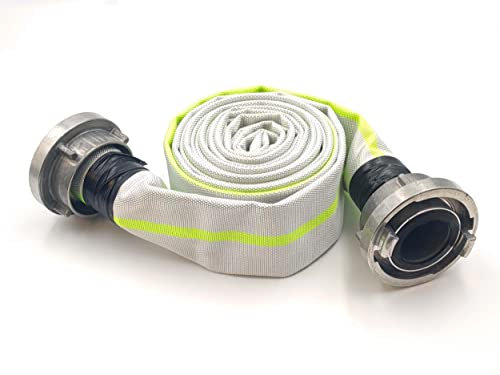 C-52 | 2 | Tuyau plat de 5 m avec raccords Storz Tuyau industriel Tuyau d'arrosage