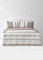 KARACA Home Brown Dobby gewebtes Doppelbett-Bettwäsche-Set, (200 x 200 cm Bettbezug + 160 x 200 + 27 cm Spannbettlaken + 2 x 50 x 75 cm (Kissenbezug), Baumwoll-Viskose, Dobby-gewebt, Bestickt,