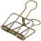 Extra große Binder-Clips, 5,1 cm, große Büroklammern, Bronze, für Büro, Schule, Zubehör (15 Stück)