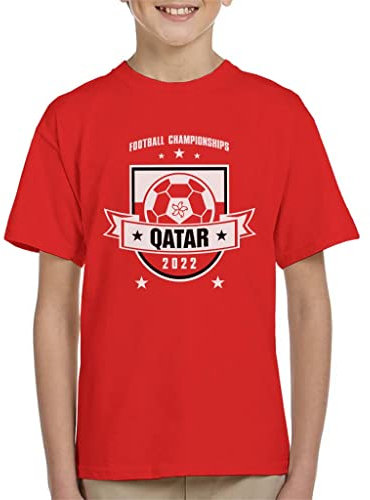 All+Every Qatar Football Championships 2022 Shield Kid's T-Shirt