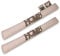 Beautissu 2er Set Zugluftstopper 100 cm lang Tuuli HE - Windstopper als Türvorleger, Haustür Rolle und Kälteschutz Luftstopper - Luftzugstopper Home Zugluft Stopper in Natur