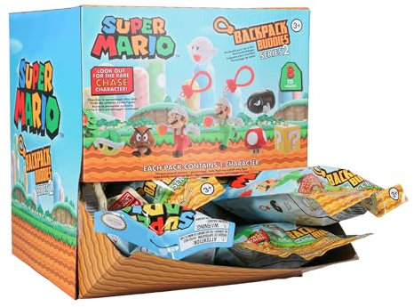 Paladone Super Mario Series 2 Mystery Backpack Buddies Schlüsselanhänger