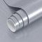 VOLEAAR Matte Silver Contact Paper 40CM x 1000CM Peel and Stick Brushed Texture Vinyl Self Adhesive Waterproof Wallpaper for Wall Kitchen Cabinet Countertop