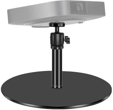 Projector Stand, Desktop Projector Mount with Ballhead Adjustable Tilt Compatible with Nebula, XGIMI, BenQ, VANKYO, PVO, TMY, AuKing and Most LCD/DLP video projectors, Ideal for Home, Office and