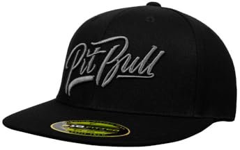 PITBULL Baseballkappe Full Cap Schirmmützen Flat Visor Kappen Pit Bull West Coast Kappe mit Schirm Herren & Damen EL Jefe Fitted Sonnenblende S/M