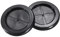 QUARKZMAN Pasacables de Goma Redondo de Doble Cara, Diámetro de Montaje de 50 mm, Diámetro Interior de 42 mm, para Protección de Cables, Juego de 4 Unidades