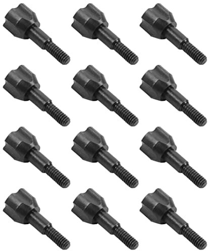 Hperu Metall Bogenschießen Pfeilspitzen Metall Pfeil Tipps Bogenschießen Pfeilspitzen Broadheads Stumpf Pfeilkopf mit Speicherhülle 12pcs