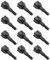 Hperu Metall Bogenschießen Pfeilspitzen Metall Pfeil Tipps Bogenschießen Pfeilspitzen Broadheads Stumpf Pfeilkopf mit Speicherhülle 12pcs