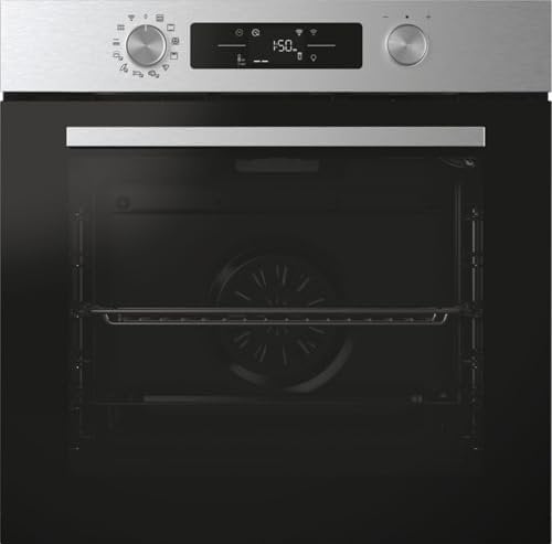 Candy CA6 N5B3EHTX - Forno elettrico, grill, multifunzione, 78 litri, nero inox, Classe energetica A++