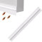 Generic Bloqueador de Corrientes de Aire para Puerta, Tapon de Tiro de Puerta, Blanco, PVC, 90x4cm/35,43x1,57 pulgadas, 100g, 1 Pieza