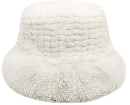 generisch Damen und Winter einfarbig Warmer Plüsch Fischerhut Lei Feng Hut Kinder Mütze Mit Ohren (White, 18-80)