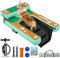 FBSPORT Rampe d'accès à l'eau Gonflable pour Chien, échelle Flottante pour Piscine, Bateau, lac, échelle Flottante antidérapante en EVA pour Chien jusqu'à 100 kg, Accès à l'eau Facile et sûr