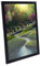 Truevaste Bilderrahmen A2 Schwarz, 42x59.4 cm MDF Fotorahmen, Klassischer Bilder Rahmen für Wand Tischbilderrahmen mit Aufhängen Aufstellen, Picture Frame für Poster Dokument Hochzeitsfotos