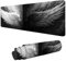 Large Mouse Mat 700x300x3mm,Gaming Mouse Pad White,Black Desk Mat,Extended Mousepad with Non-Slip Rubber Base,Washable Desk Pad,Waterproof Durable Mousemat for Gaming,Office,Home F-96