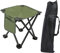 predolo Tabouret de Camping Pliable, tabouret pliant portable, Mini Chaise d'extérieur Pliable, Portable avec Poche Latérale, Léger, Petite Chaise Pliable pour Randonnée, Plage, Pique-niques et Jardin
