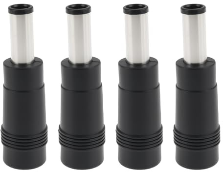 eMagTech 4 conectores adaptadores de corriente hembra de 5,5 x 2,1 mm a macho de 6,5 x 4,4 mm para portátil