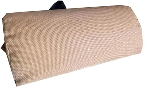 perfk Kopfkissen für die Chaiselongue auf der Terrasse, atmungsaktiv, mit elastischem Band, weich, zu installieren, Kopfstützenkissen für die Liege, Khaki