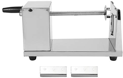 Hztyyier Stainless Steel Potato Cutter Spiral Potato Vegetable Slicer for Potatoes Twisted Chips with Comfortable Hand Crank Easy to