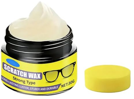 Eye Glass Scratch Remover Kit,Lens Repair Wax, Glasses Cleaner Spray for Scratch Removal & Lens Cleaning,Safe,Lens Scratch Restorer,Spectacle Cleaner for Home, Travel,30g