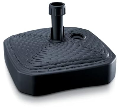 FORTENA Sonnenschirmständer Umbrella Base 12L Schirmständer Kunststoff Wetterfest (Anthrazit)